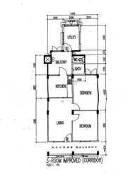 Blk 115 Toa Payoh North (Toa Payoh), HDB 3 Rooms #624568201